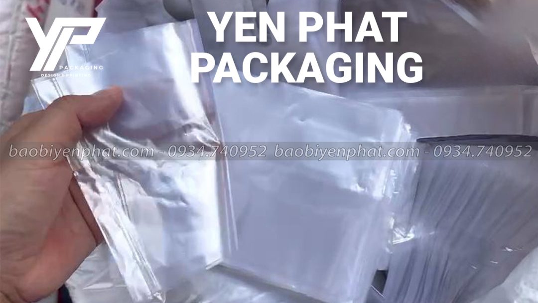Túi ly 1 lít trắng trong
