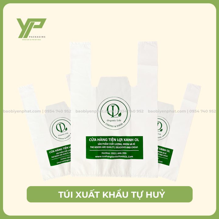 Túi xuất khẩu tự phân huỷ sinh học