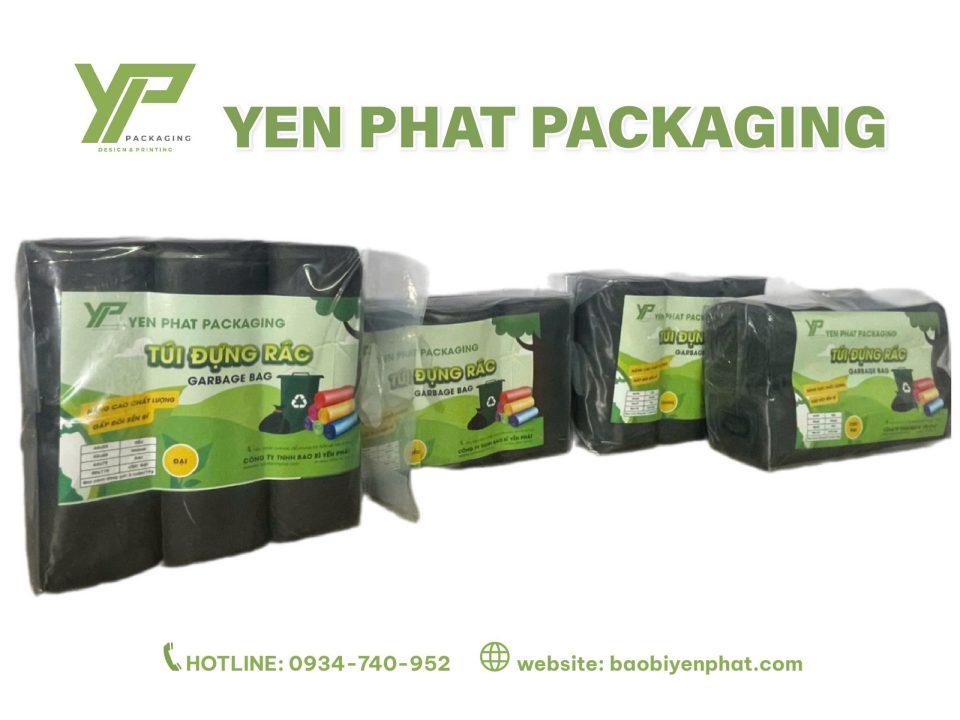 Túi đựng rác màu đen, đủ size lớn nhỏ