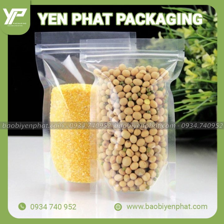 Túi zip trong đáy đứng