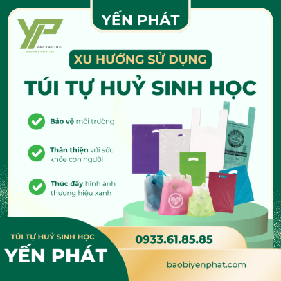 XU HƯỚNG SỬ DỤNG BAO BÌ PHÂN HUỶ SINH HỌC