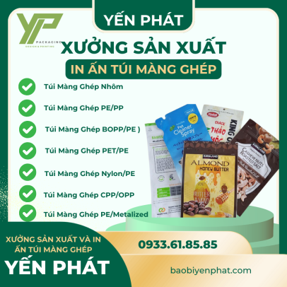 Xưởng Sản Xuất và In Ấn Túi Màng Ghép – Công Ty Bao Bì Yến Phát