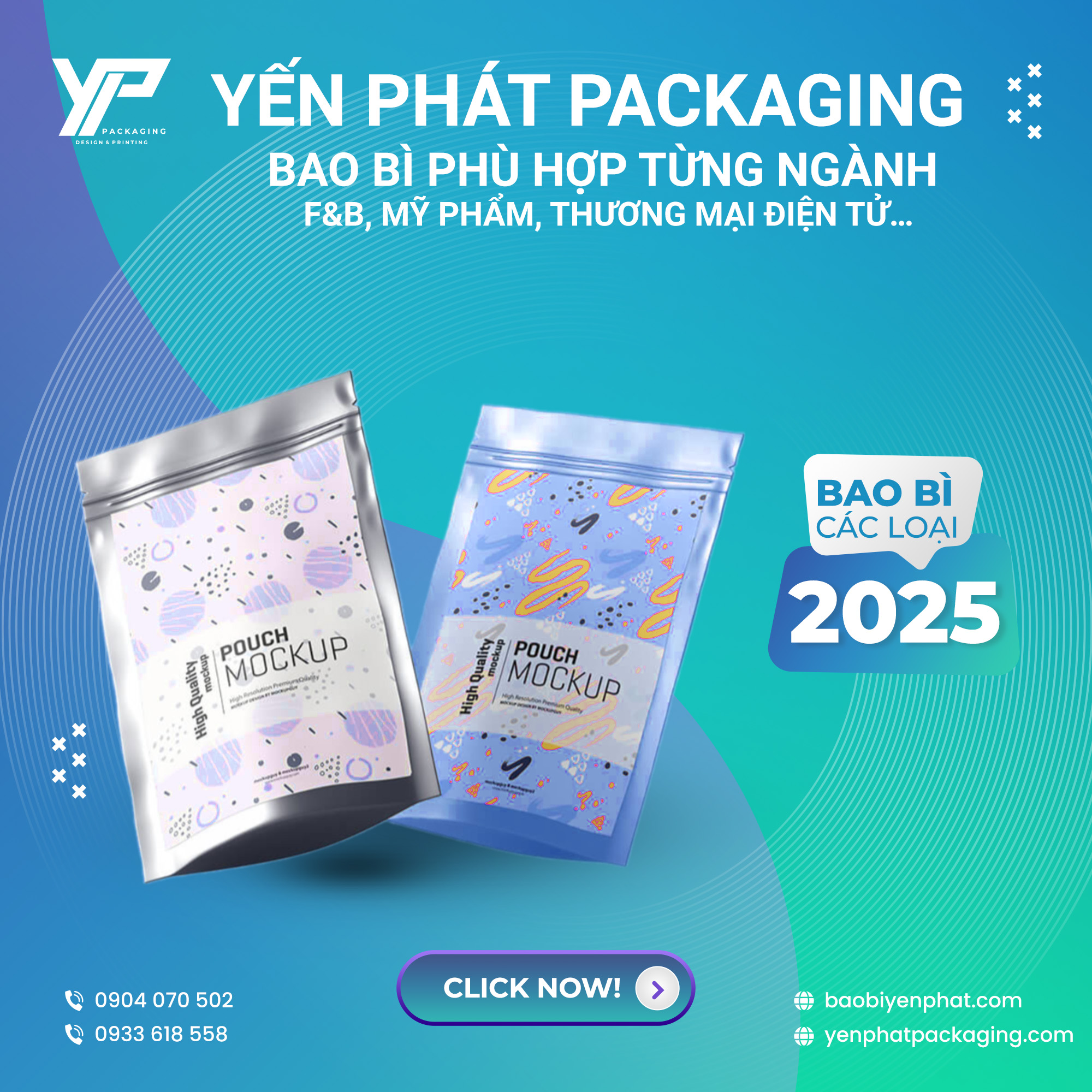 Bao bì phù hợp từng ngành