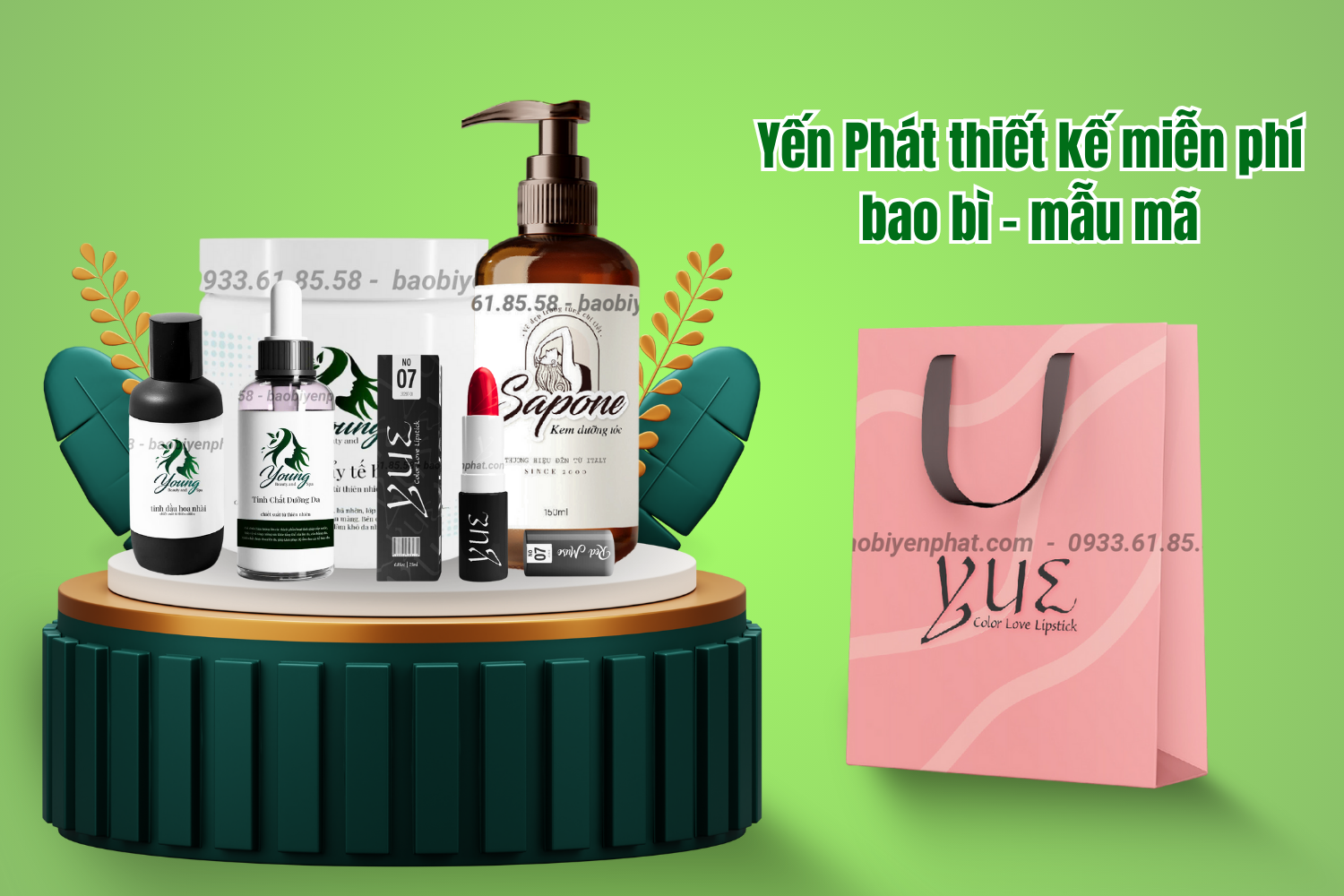 Bao bì phù hợp ngành mỹ phẩm