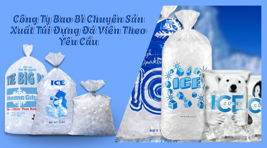 Công ty bao bì sản xuất túi đựng đá viên theo yêu cầu