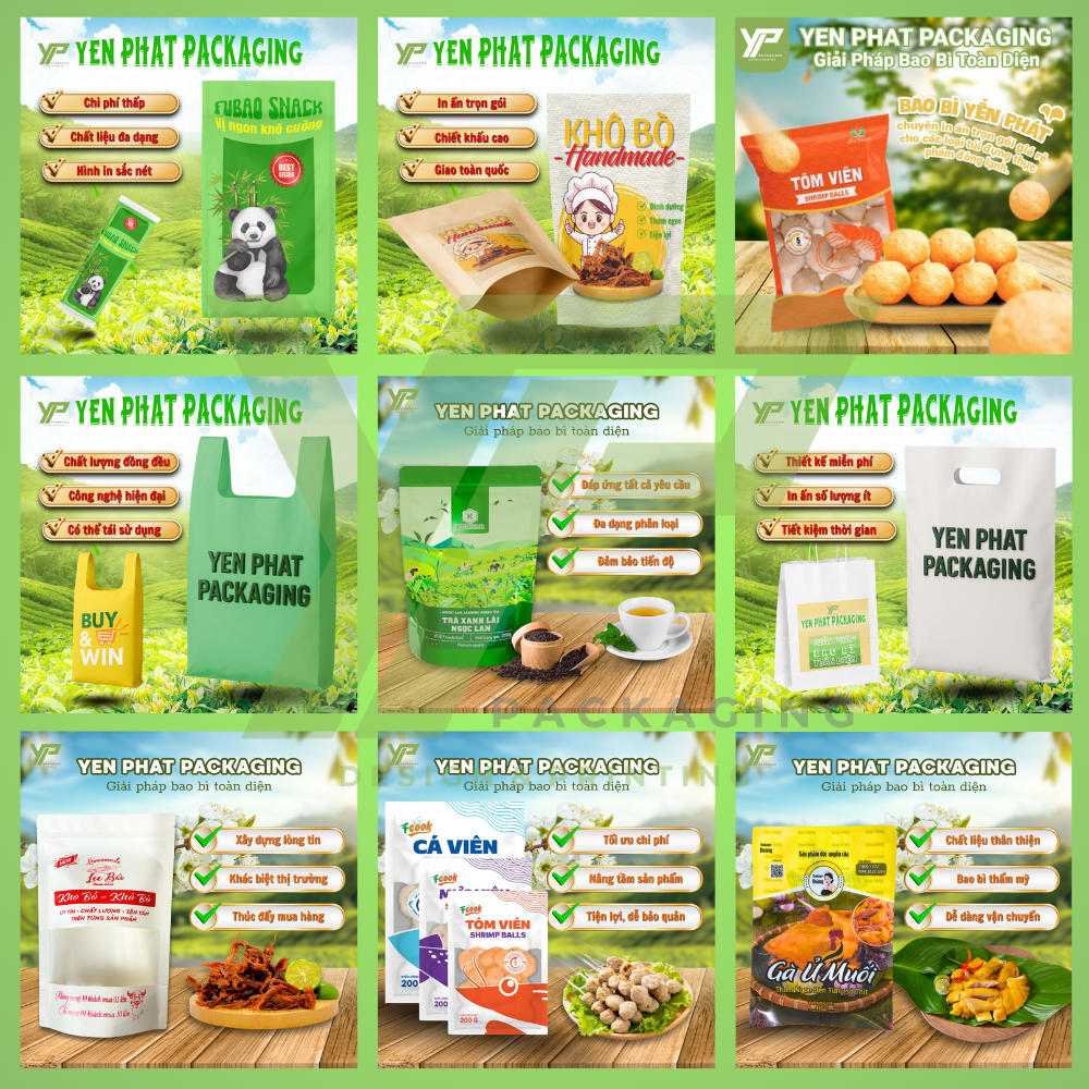 Yến Phát chuyên cung cấp giải pháp bao bì chính xác - phù hợp với sản phẩm của khách hàng