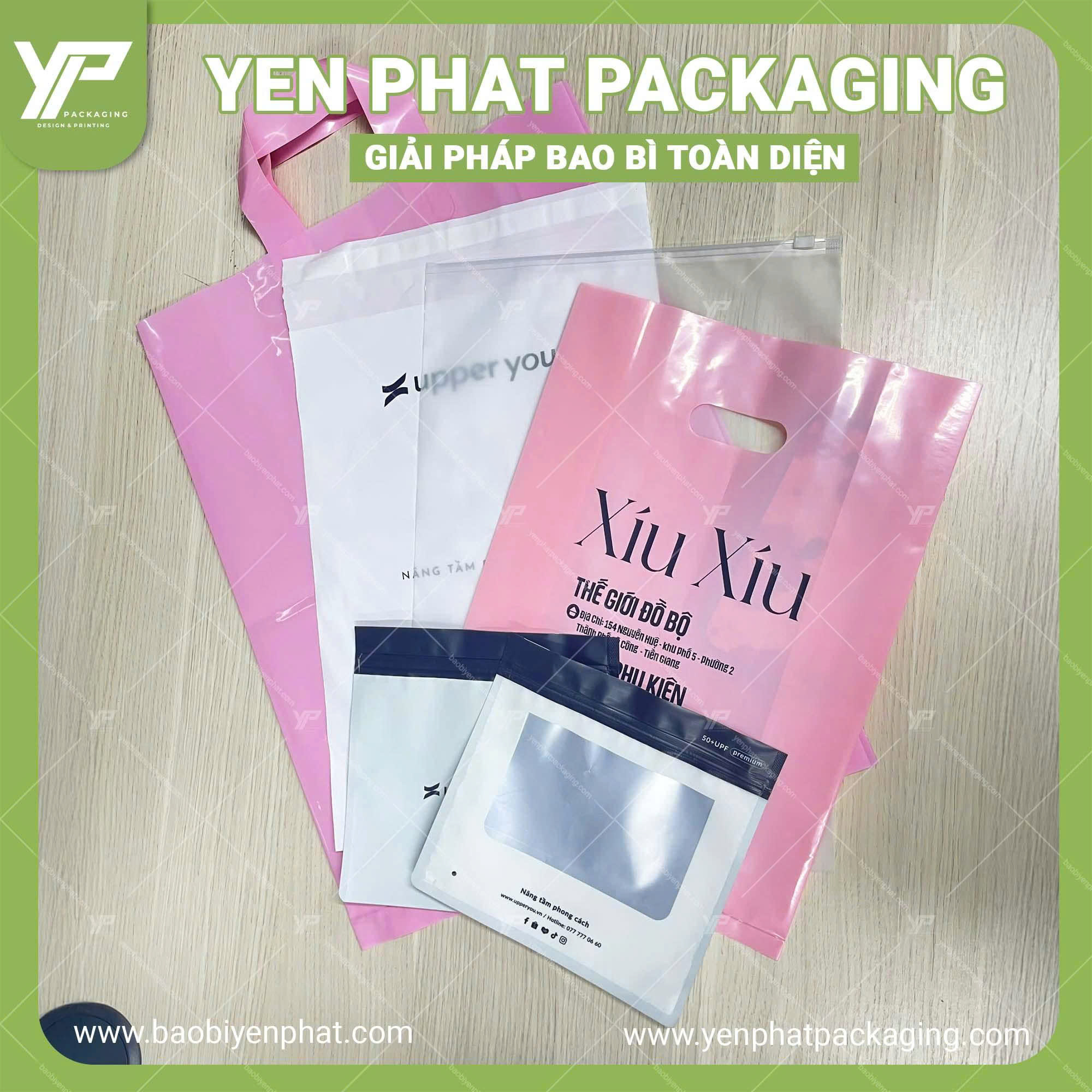 Yến phát cung cấp tất cả mẫu mã bao bì dành cho khách kinh doanh thời trang may mặc