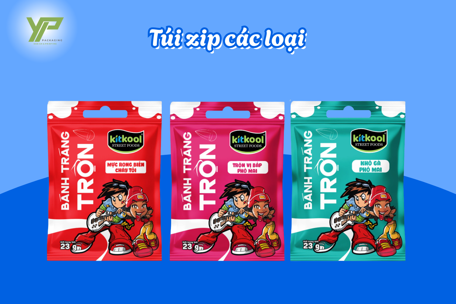 Túi zip bánh tráng các loại