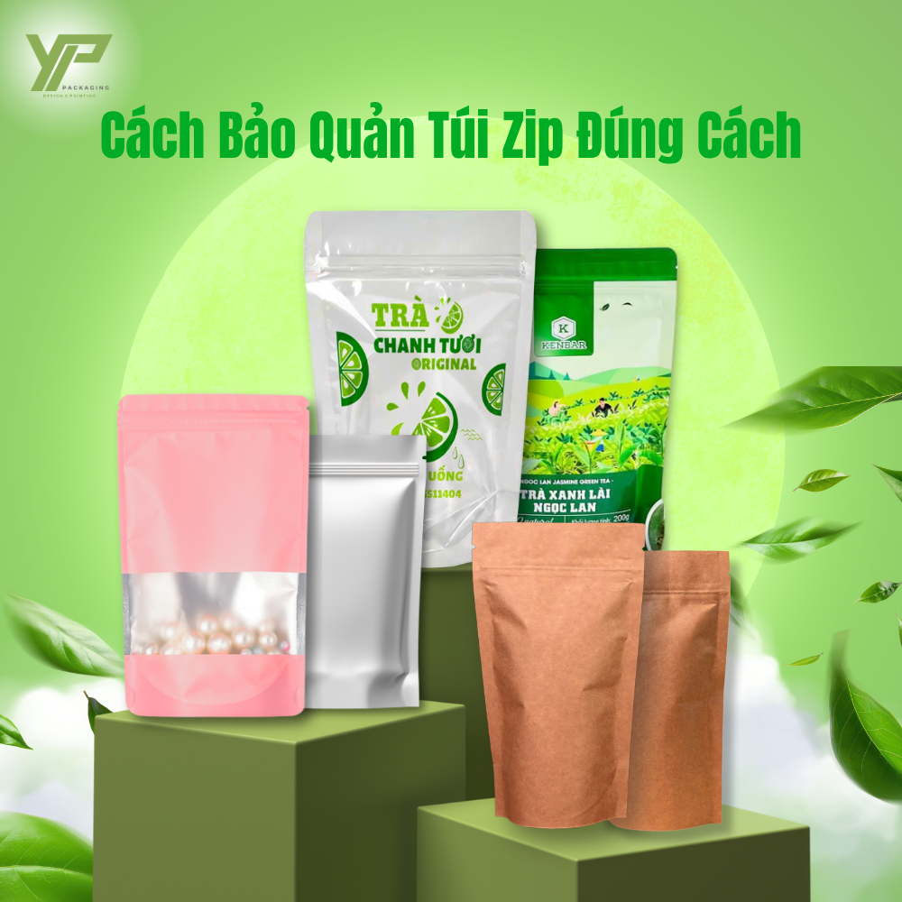 Cách bảo quản túi zip đáy đứng đúng cách