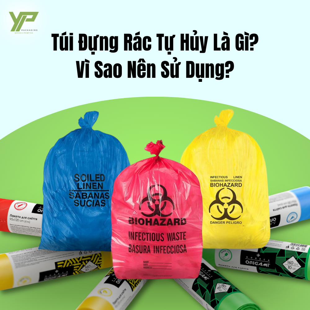 Sử dụng túi đựng rác tự hủy mang lại nhiều lợi ích