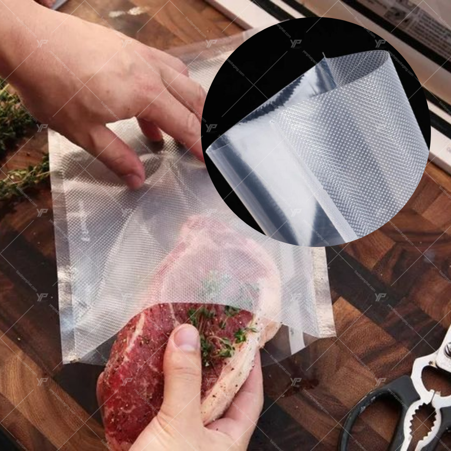 Túi hút chân không 1 mặt nhám