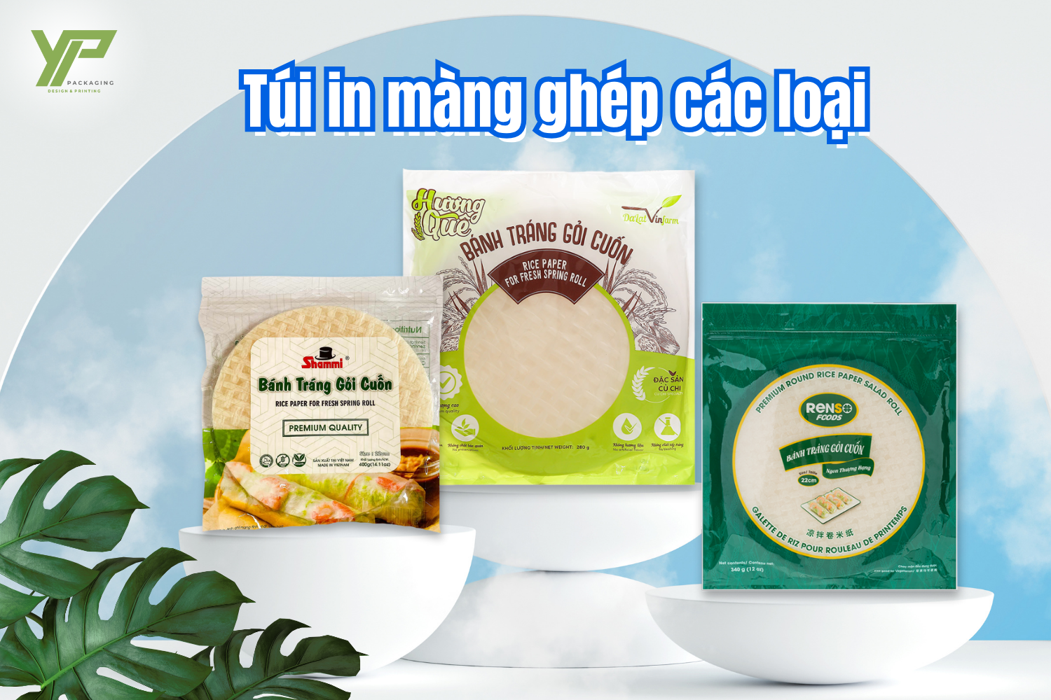 Bao bì bánh tráng - Túi màng ghép