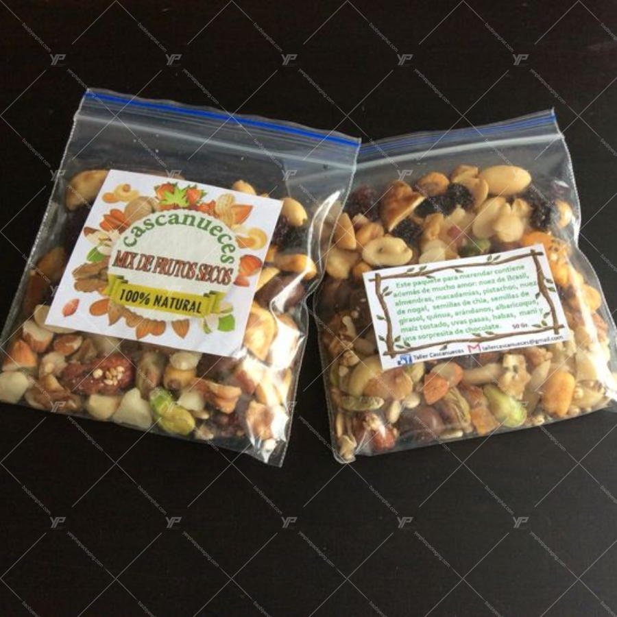Túi zip chỉ xanh