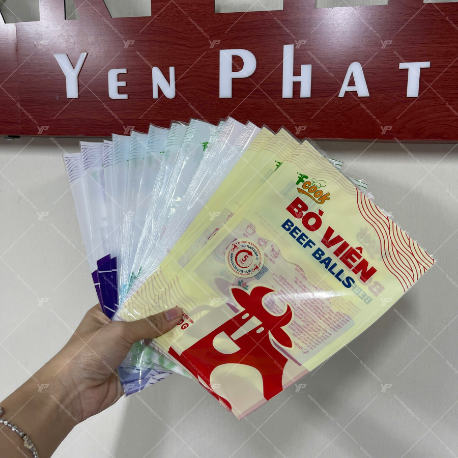 Bao bì thực phẩm đông lạnh dạng viên do Yến Phát sản xuất