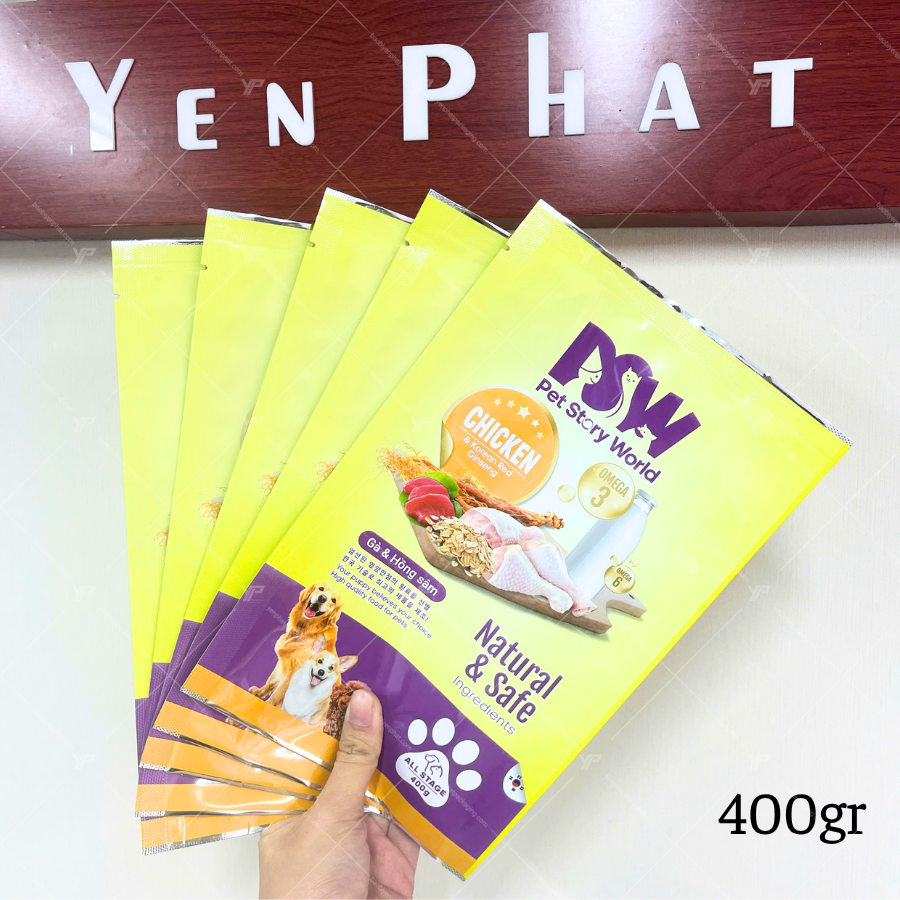 Xưởng in Yến Phát cung cấp bao bì thức ăn chó mèo