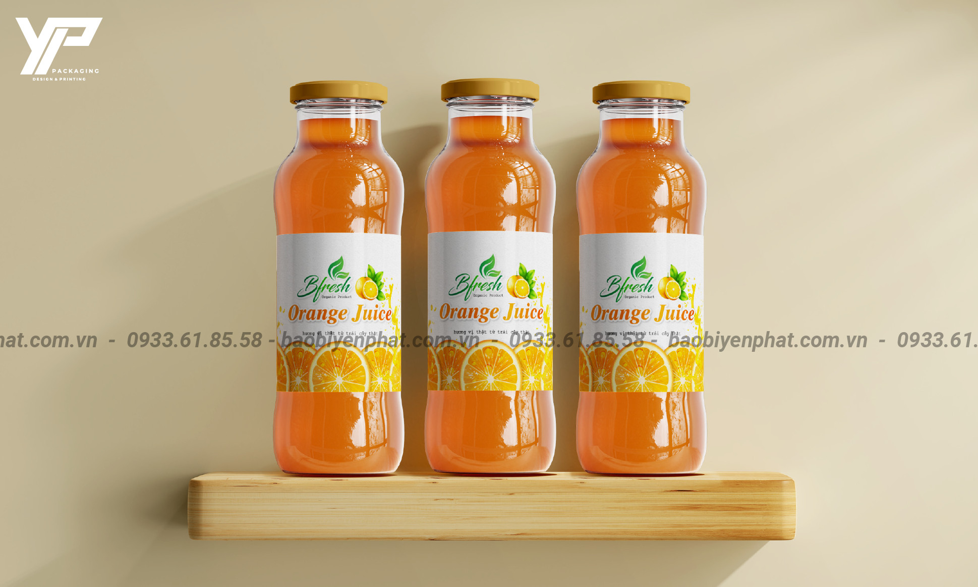 Bộ bao bì sản phẩm Bfresh - branding by Yen Phat Packaging 5