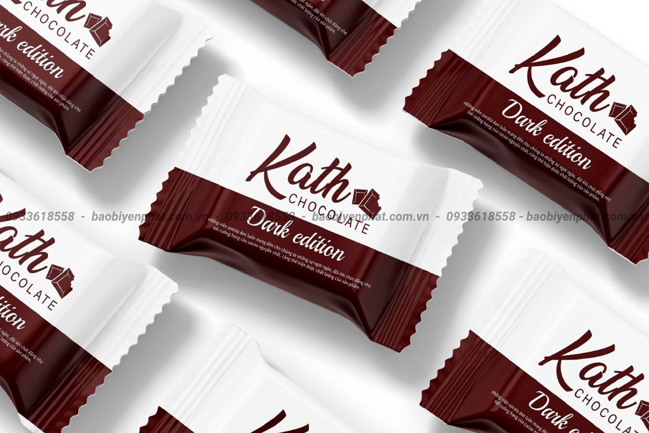Kath Chocolate rebranding - by Yen Phat Packaging - Choco candy dark edition
