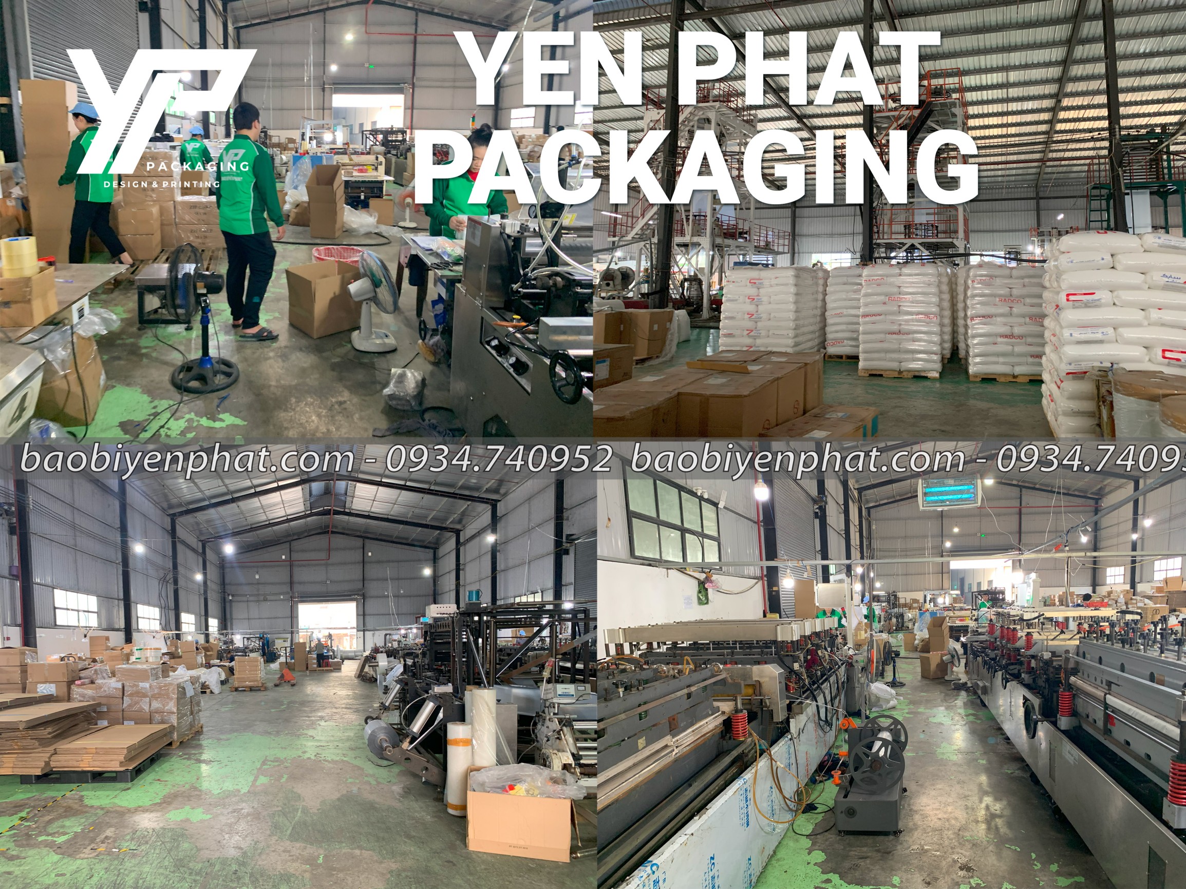 Xưởng sản xuất túi siêu thị tự huỷ sinh học Yến Phát Packaging