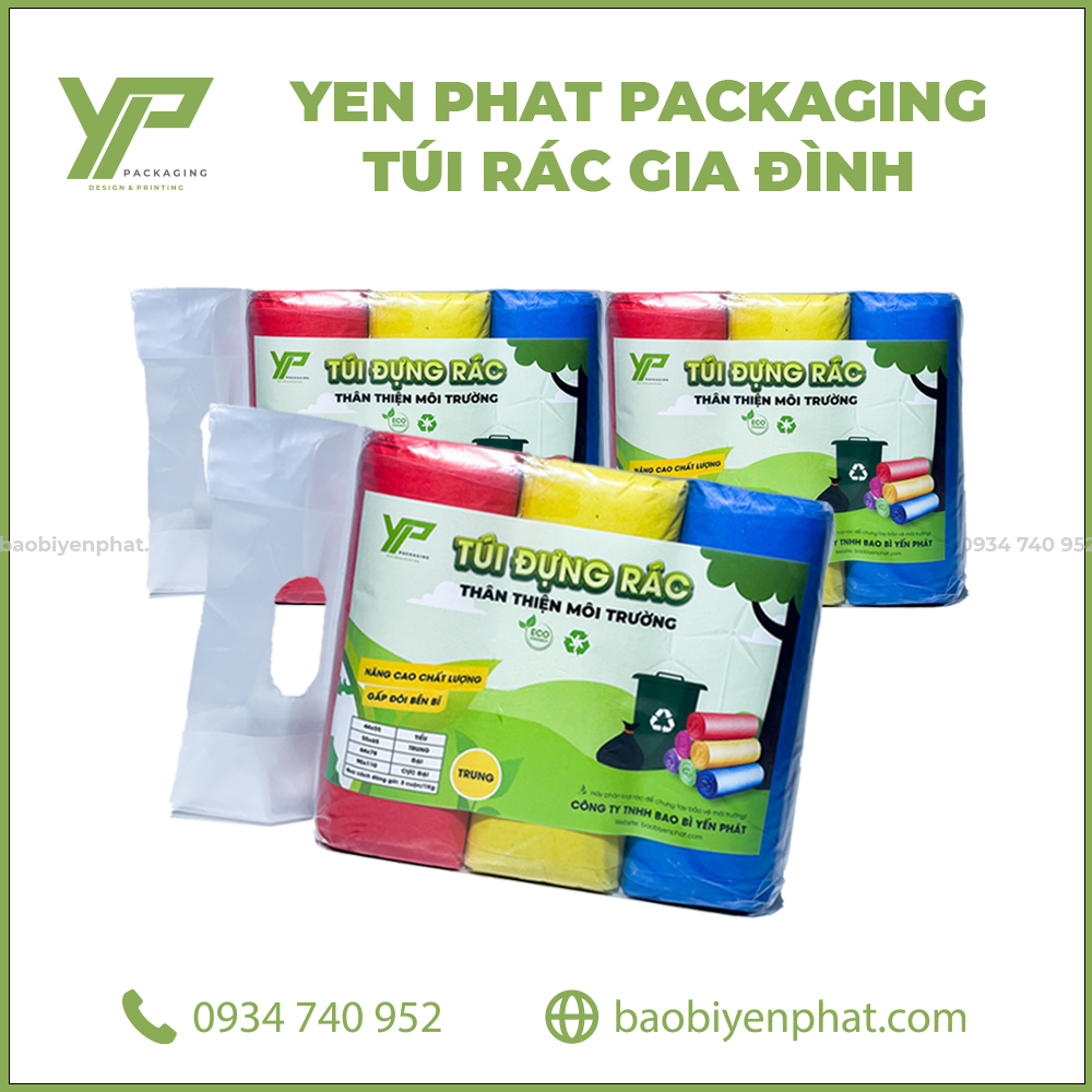 Túi đựng rác gia đình Yen Phat Packaging